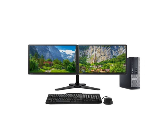Dell dual monitor - dell/hp, screen