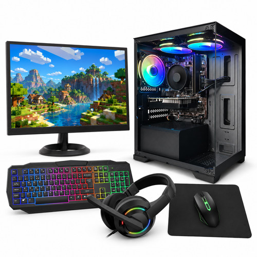 Fast gaming computer bundle - pc,