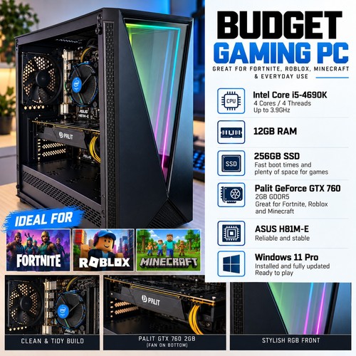 Budget gaming i5 4690k - gaming, pc